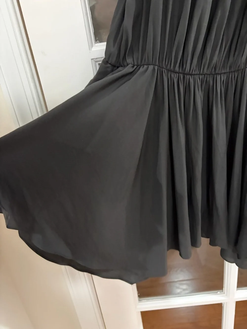RAMY BROOK Jessica Off the Shoulder Mini Dress - Size S - black